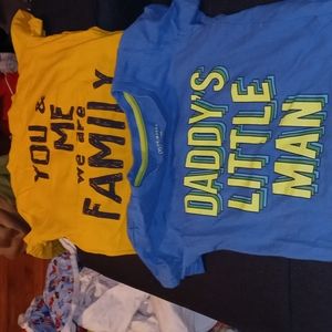 T shirts primark brand 18-24 one blue and one mustard yellow